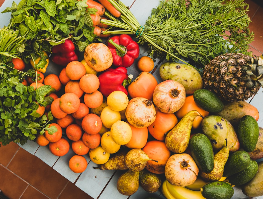 Verdure a foglia verde ricche di minerali e vitamine